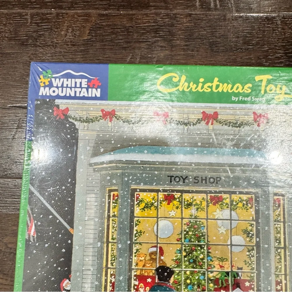 White Mountain Christmas Toy Shop Fred Swan 1000 Piece Jigsaw Puzzle‎